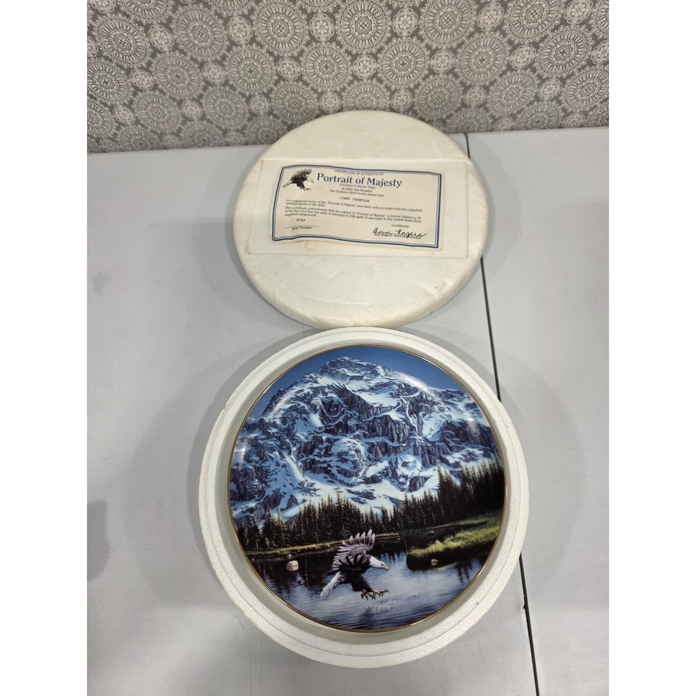 Portrait of Majesty Collector Plate Spirits of the Wild Straalen Eagle Mountain